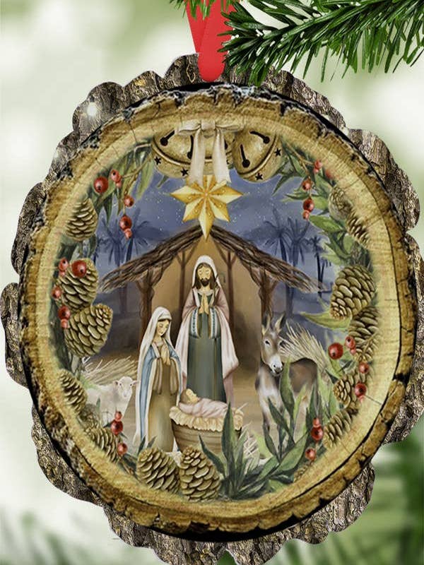 Christmas Nativity Holiday Ornament WS for wholesale by Cali Boutique Wholesale