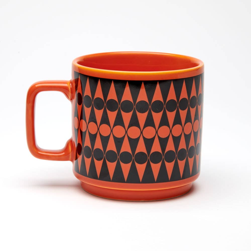 Magpie – wholesale Coffee mug – Magpie x Hornsea Mug Backgammon Orange1