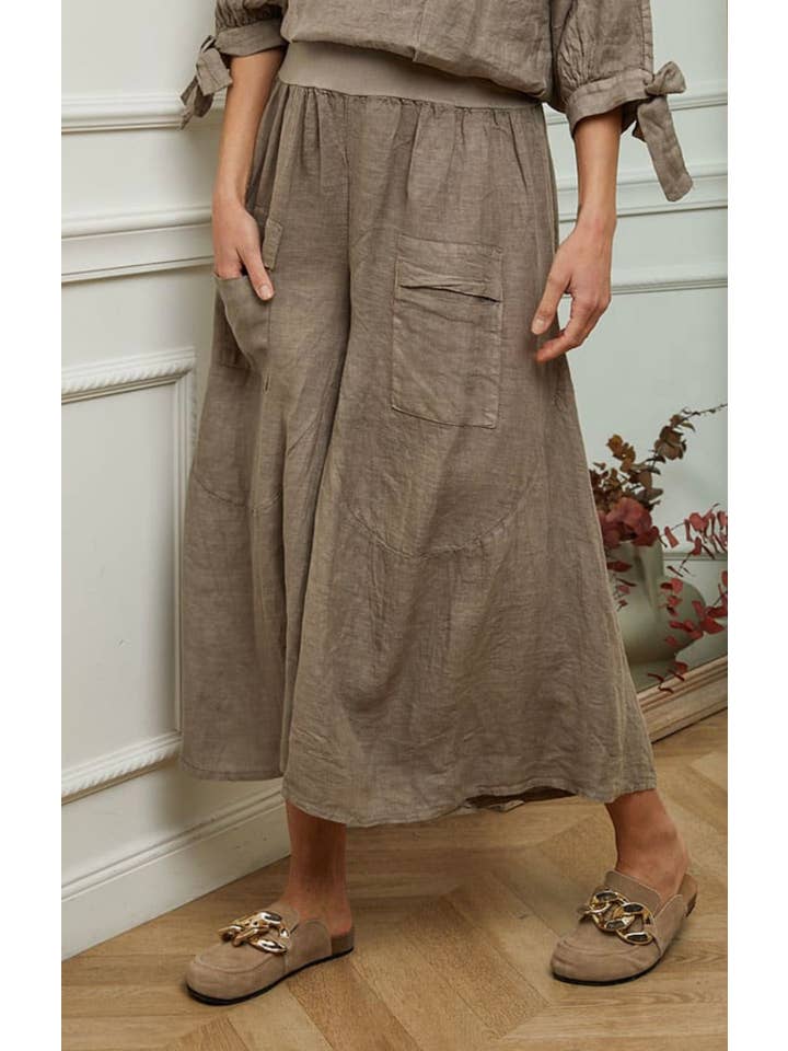LÉA & LUC - Wholesale Pants - Women's - 100% linen trousers REF.3023531