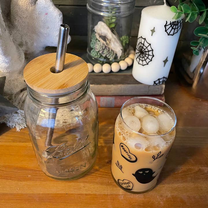 Mickee Mariee - Wholesale Drink Lids - Bamboo Glass Can Jar Lid - 70 mm