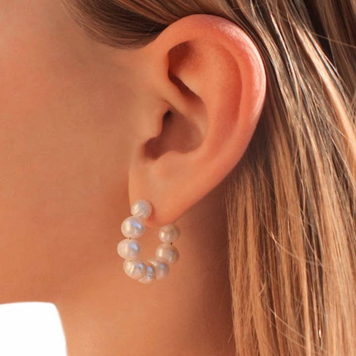 Perlina Hoops for wholesale by Lulinashop