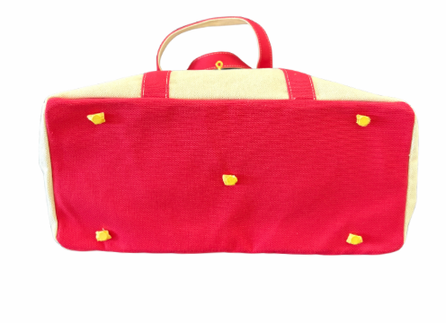 Runway Athletics - Wholesale Tote Bag - Women's - Canvas Tote Bag - Red Trim 2