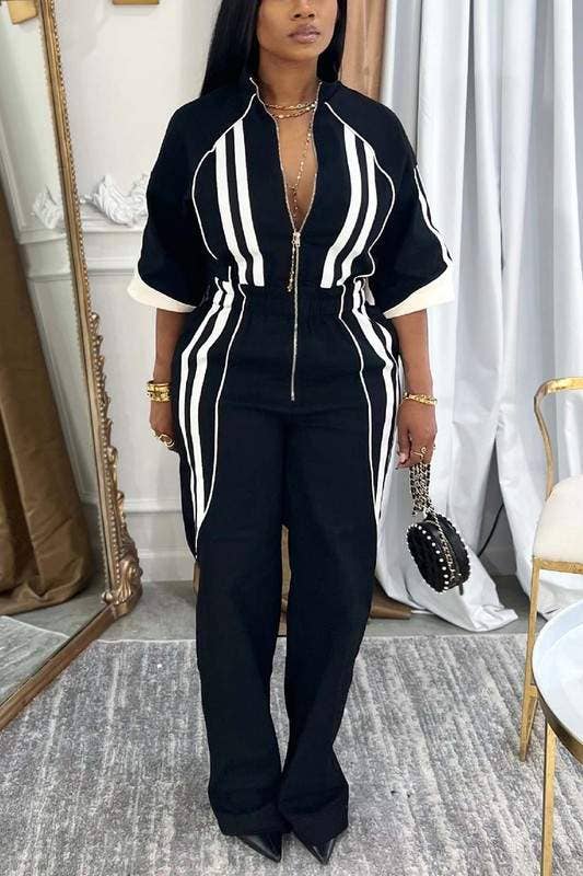 Flarix - Wholesale Jumpsuit - Women's - cargo straight leg jumpsuit4