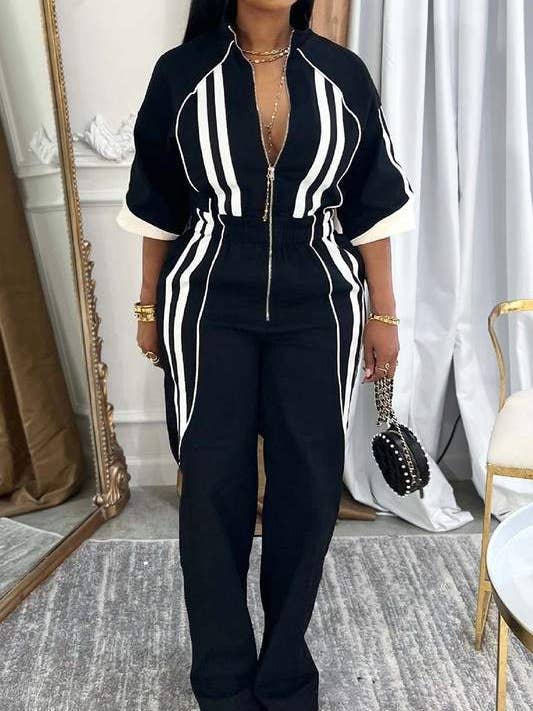 Flarix - Wholesale Jumpsuit - Women's - cargo straight leg jumpsuit4