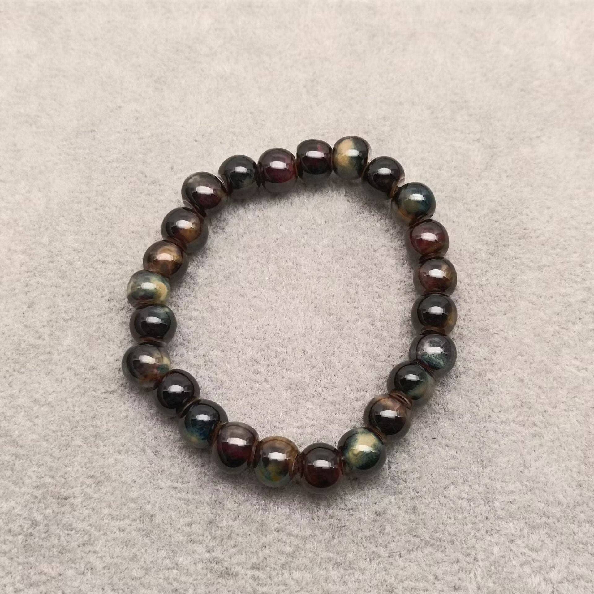 Mio Queena - Wholesale Armband met kralen - Handgemaakte elastische touwarmband met keramische kralen in meerdere stijlen2