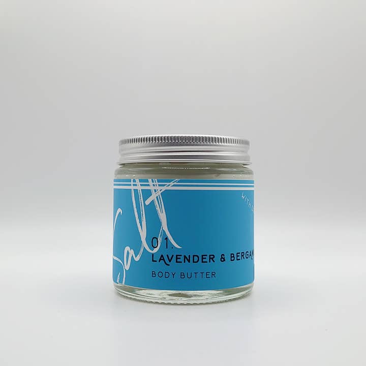 Lavender & Bergamot Body Butter for wholesale by Salt Skincare
