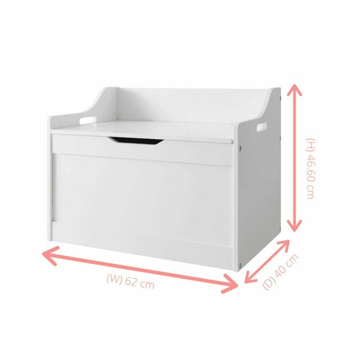 Personalised Baby Clothes and Gifts – wholesale Toy storage box – Kids & baby – Wooden Toy Box with Personalised Wreath Design