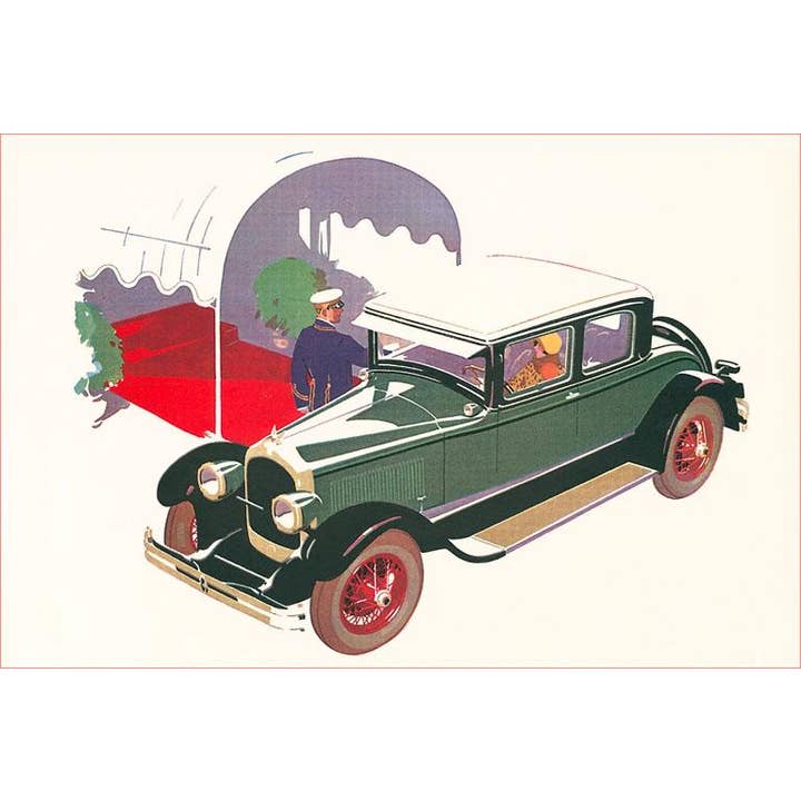 Greeting Card AM-355 1920s Automobile for wholesale by Found Image Press