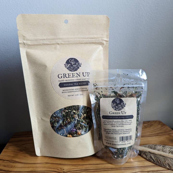 Gnat and Bee - Wholesale Loose Tea - Green Up | Herbal Detox Loose Leaf Tea