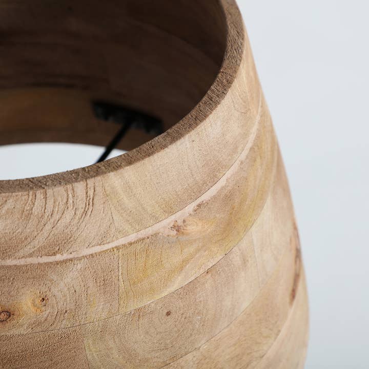 Kodu - Wholesale Accent/Desk Lamp - Light brown mango wood table lamp1