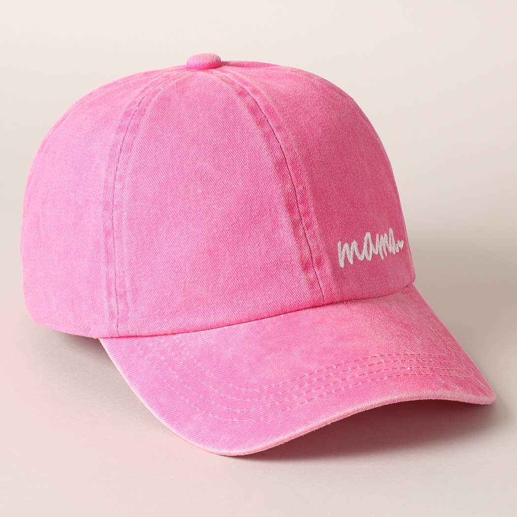 Fashion City - Wholesale Baseball Cap - Women's - Mama Letters Embroidered Baseball Cap13