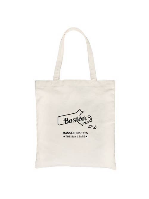 Map-Boston Canvas Bag for wholesale by 365 In Love