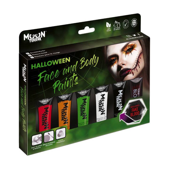Moon Makeup - Wholesale Face Makeup Palette - Halloween Face & Body Paint Makeup6