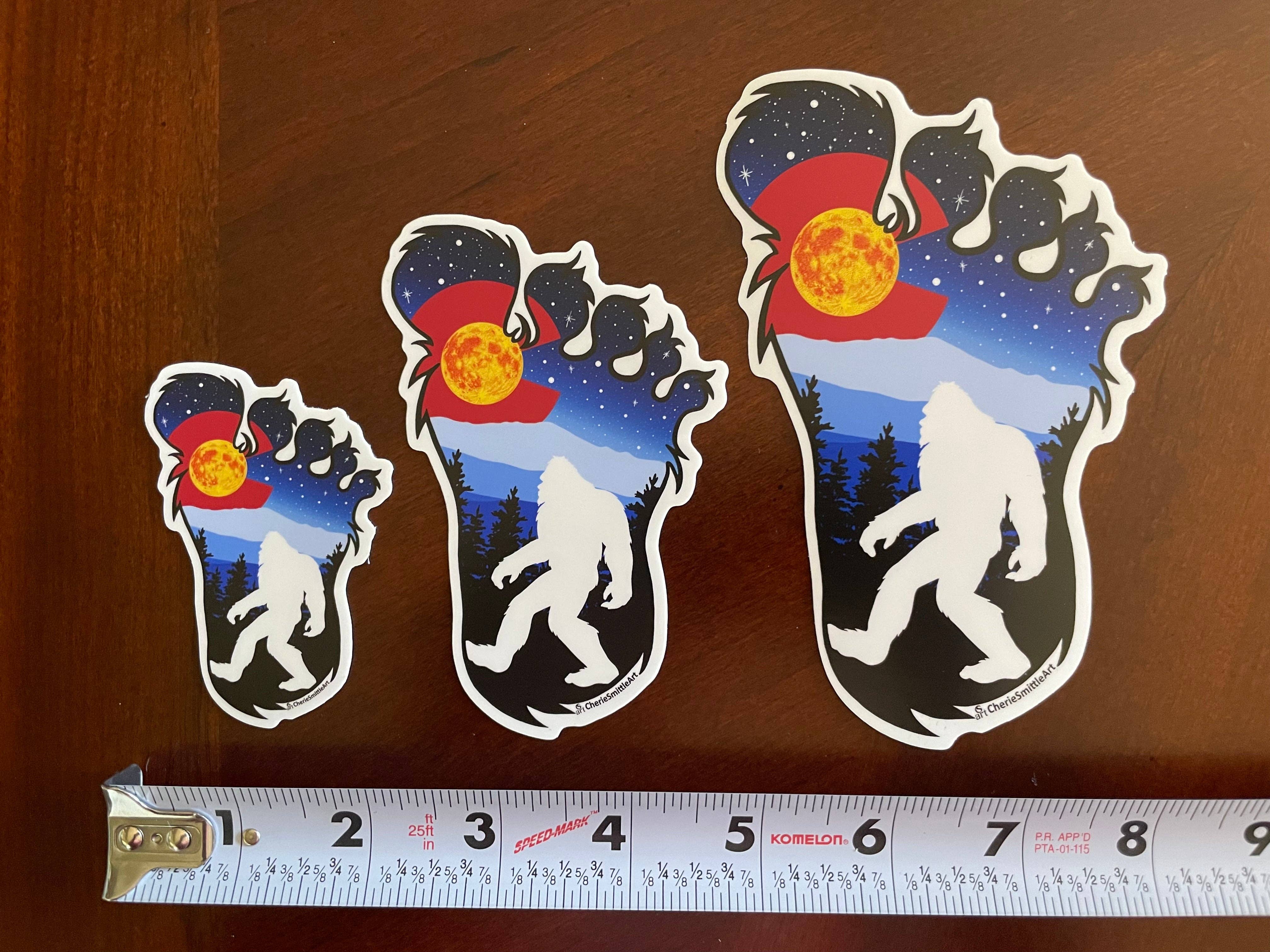 CherieSmittleArt - Wholesale Sticker - Level X Hide N Seek Master Colorado Bigfoot Sticker4