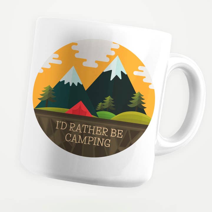 Rather Be Camping 11oz Coffee Mug and other Purchase Wholesale rather be. Free Returns & Net 60 Terms on Faire trending on Faire.