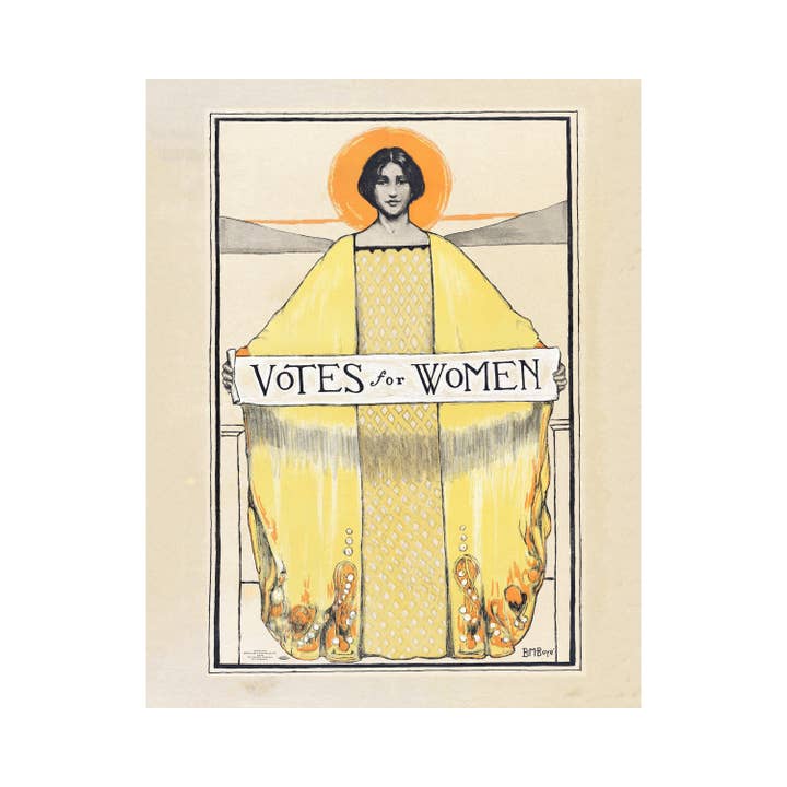 Rock Paper Scissors Wall Art - Wholesale Art Print - Votes for Women vintage print | Suffragette movement| Art nouveau wall decor | Historical political painting | Feminism in art1