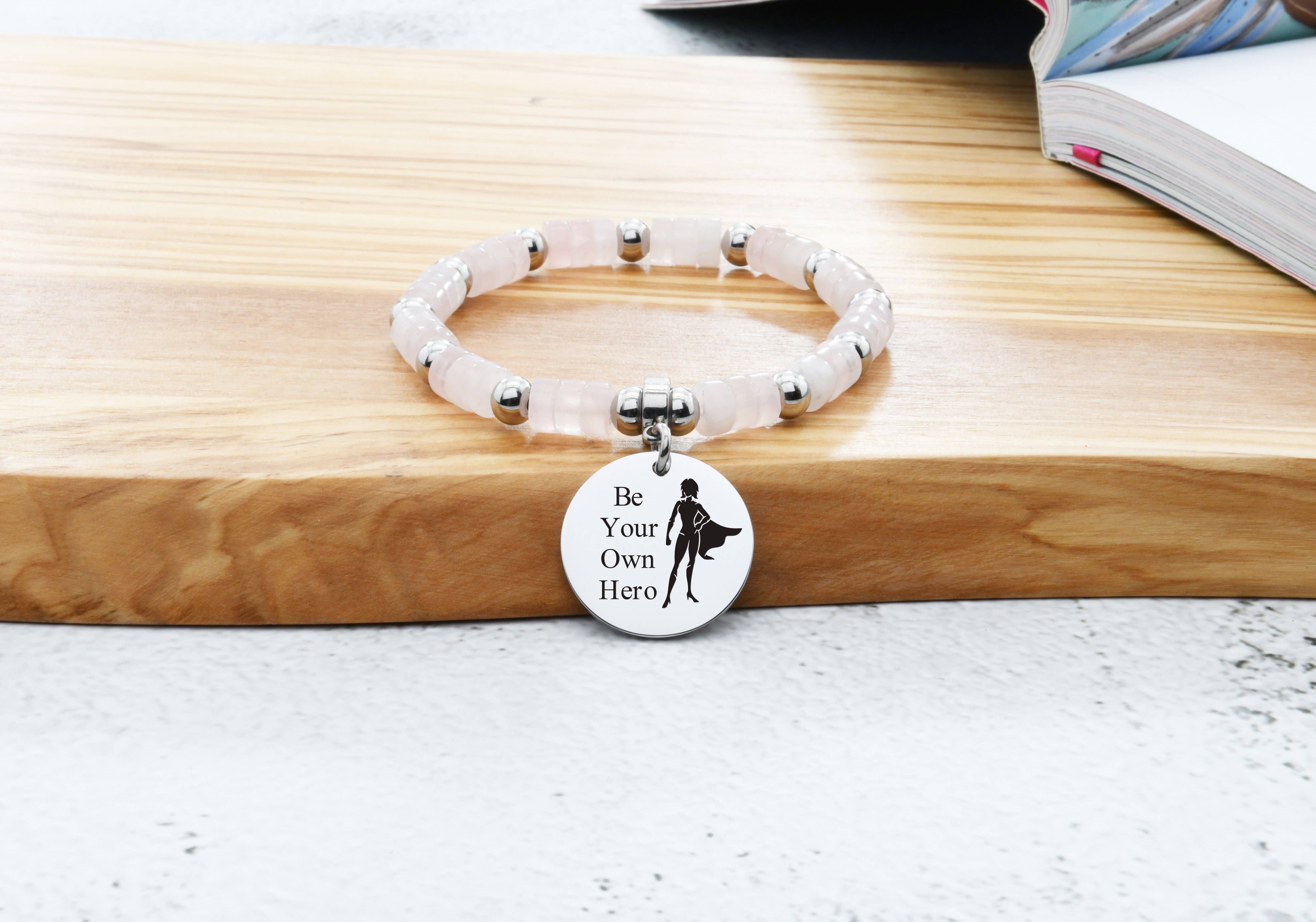 Pink Box – Engroshandel Perlearmbånd – Naturlig kvarts inspirerende Stretch armbånd af Pink Box7