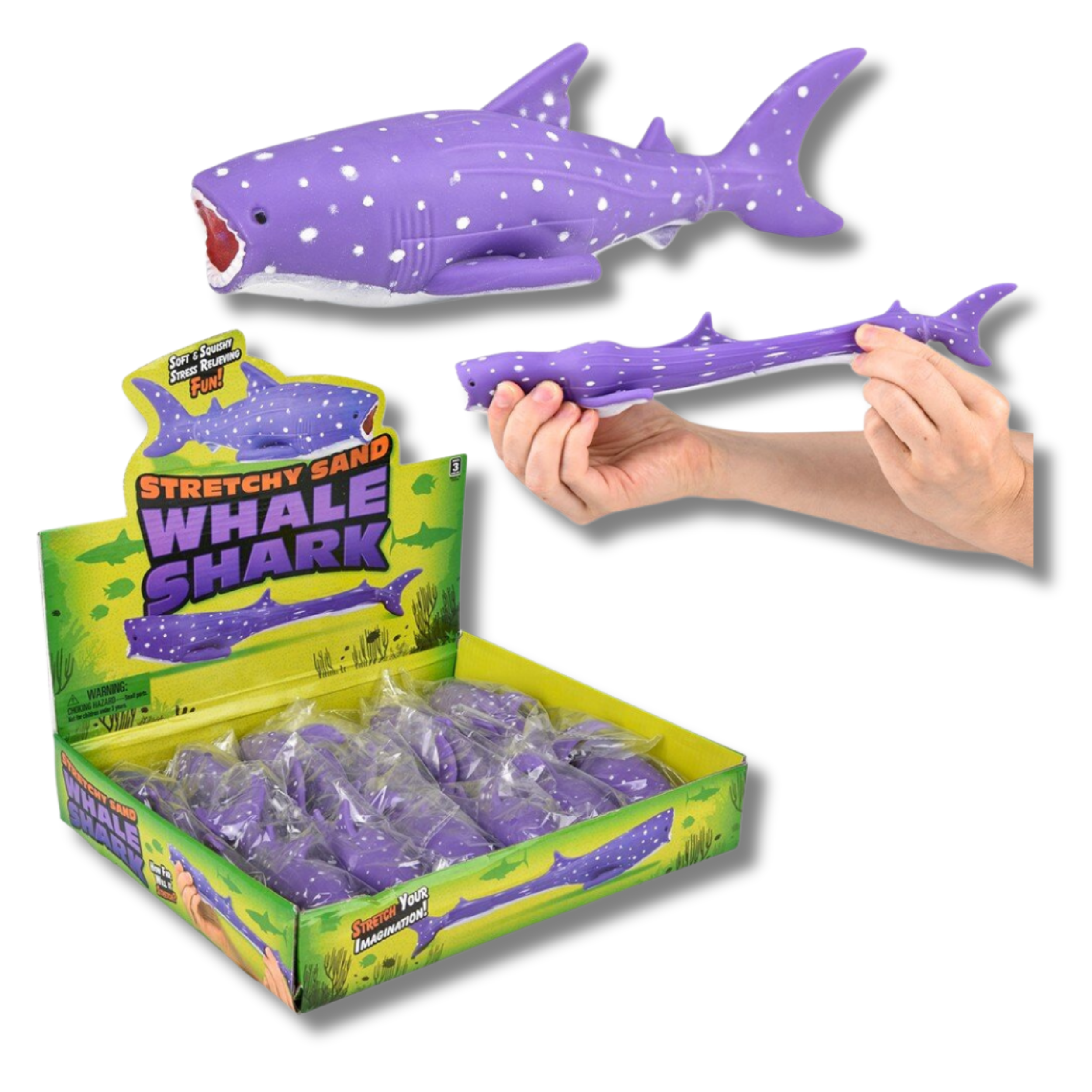 Pagdee Kids Juniors – wholesale Squishy toy – Kids & Baby – Holiday Décor Stretchy Sand Whale Shark Toy For Kids0