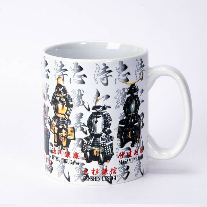 Urban Tokyo - Wholesale Coffee Mug - 11oz 3.8"H Coffee/Tea Mug Samurai JP (1/48)1
