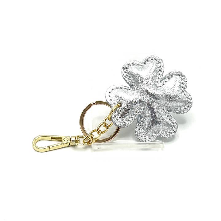 Suie Valentini srl - Wholesale Keychain - Women's - Genuine leather key chain, Lucky leaf, art. PO04LA