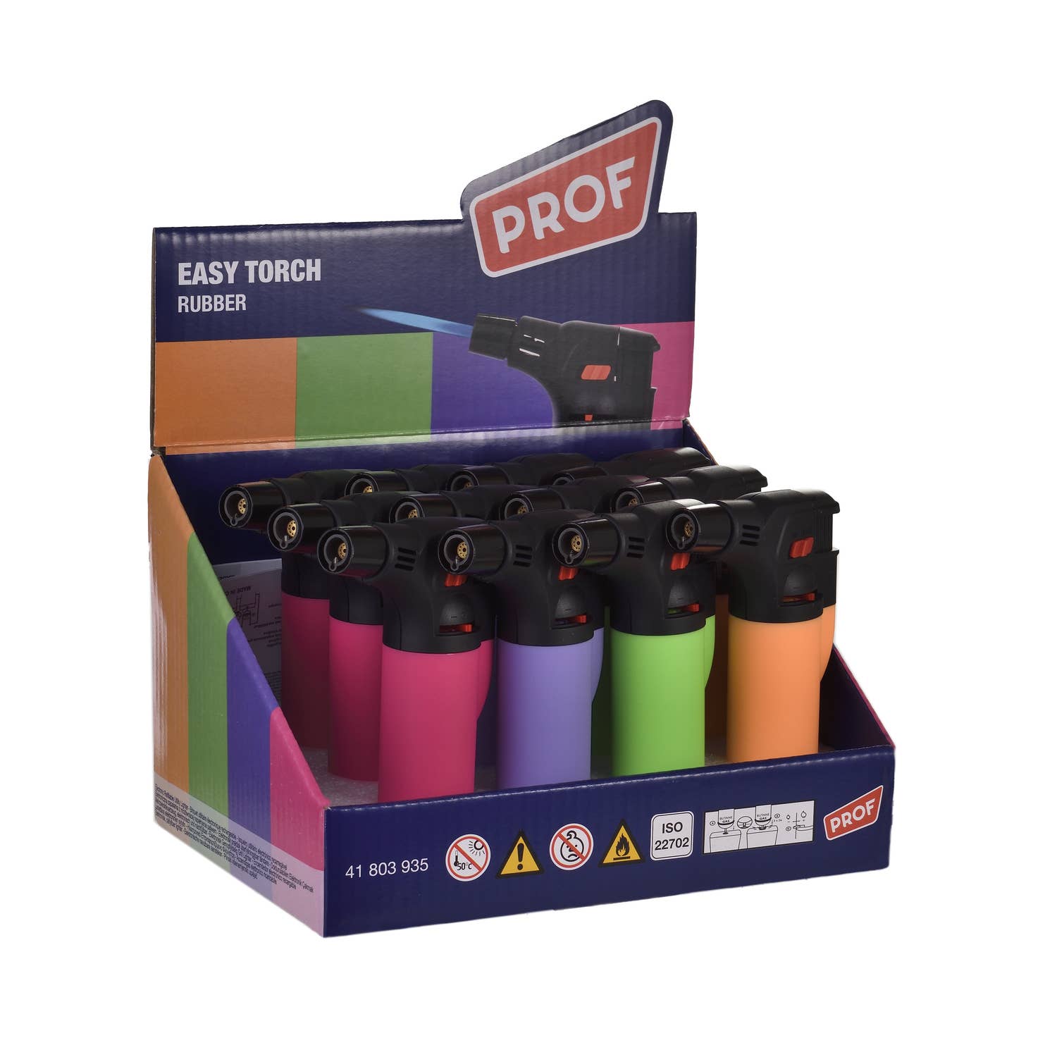 Champ by Polyflame – wholesale Tändare – PROF Easy Torch Rubber Blueflame - DL-12, påfyllningsbar gaslåga2