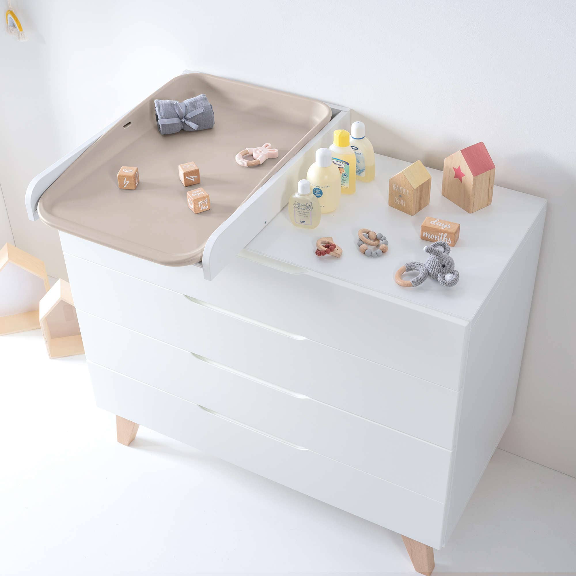 Alondra Baby – wholesale Changing mat/pad – Baby – Ergonomic baby changer 50x70 cm foam · Glenn (Pack of 6)6