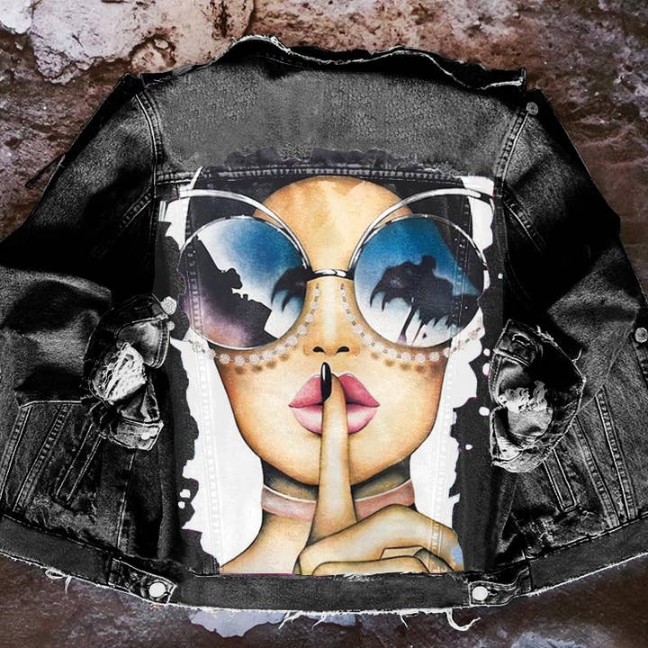 Tourtiwi - Wholesale Denim Jacket - Women's - Urban Girl Casual Denim Jacket Outerwear