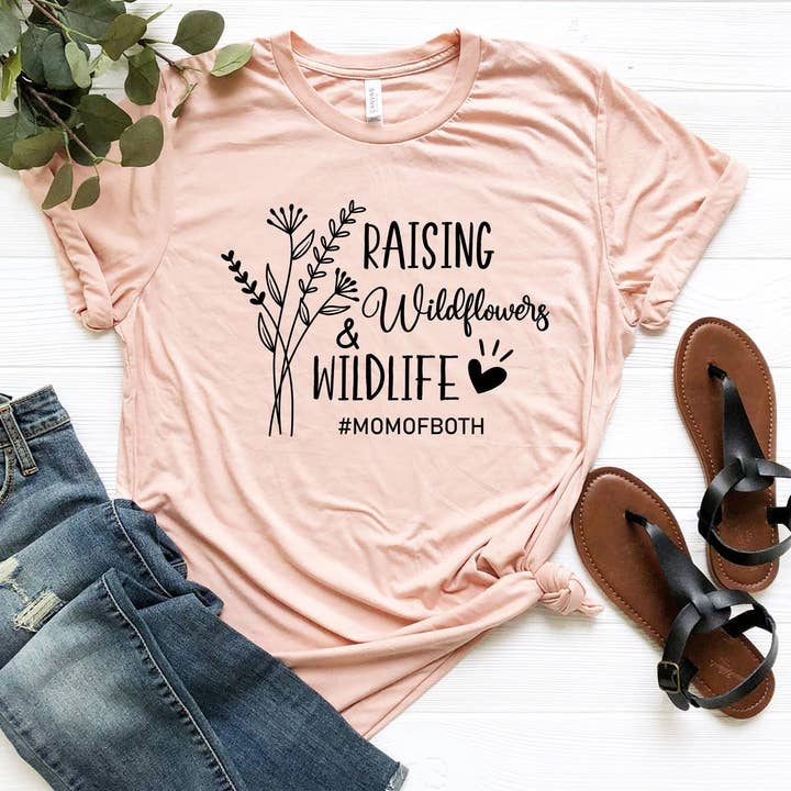 Raising Wildflowers and Wildlife T-shirt for wholesale by VibeClothing