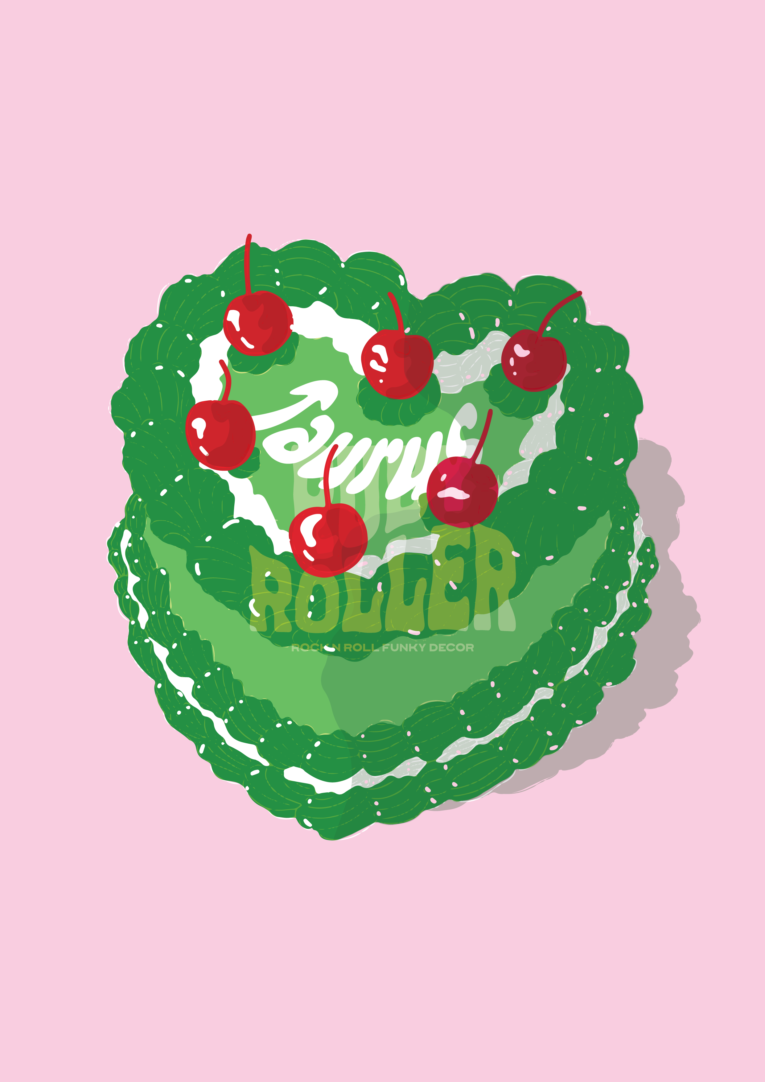 Ruby Roller Art - Wholesale Kunstprint - Esthetische harttaart met kersen sterrenbeeld kunstprint8