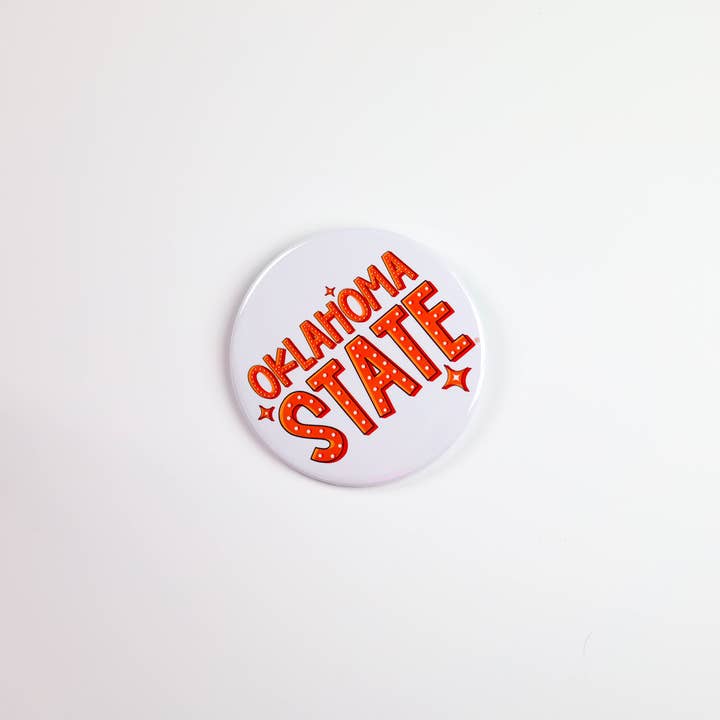 Tailgated Co. - Wholesale Lapel Pin/Button - Oklahoma State University Game Day Buttons | Gameday Pins 2
