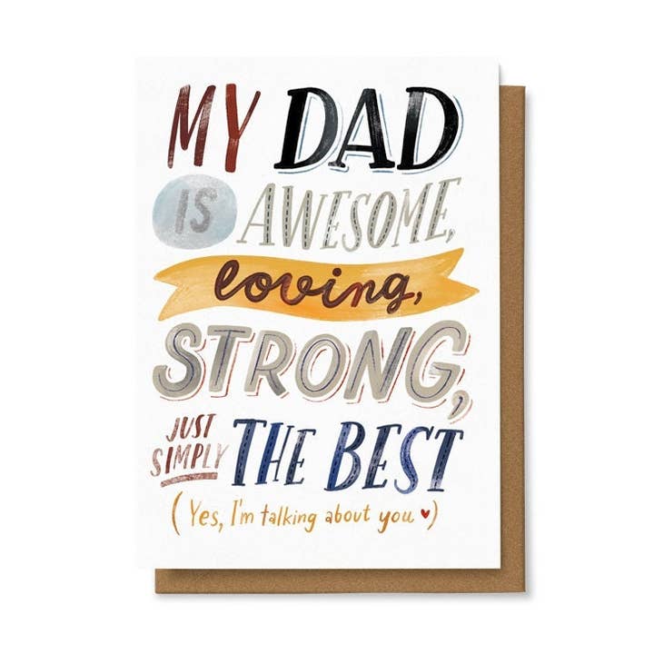 Min pappa är fantastisk kärleksfull stark, bara helt enkelt det bästa kortet för wholesale av Chaukiss