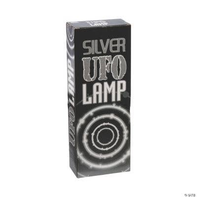 Fun Express – wholesale Accent-/skrivbordslampa – SILVER UFO-LAMPA