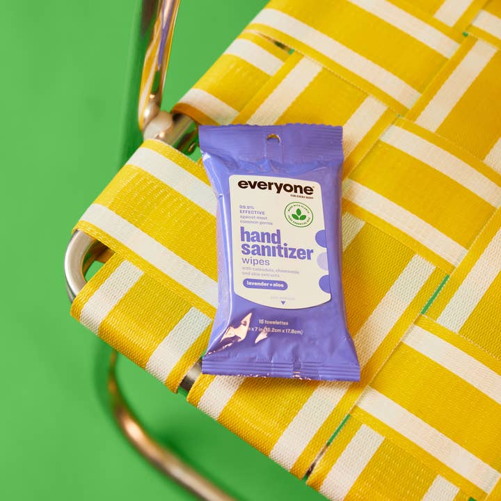 EO + Everyone - Wholesale Hand Sanitizer - Lavender + Aloe Hand Sanitizer Wipes Case Pack of 362