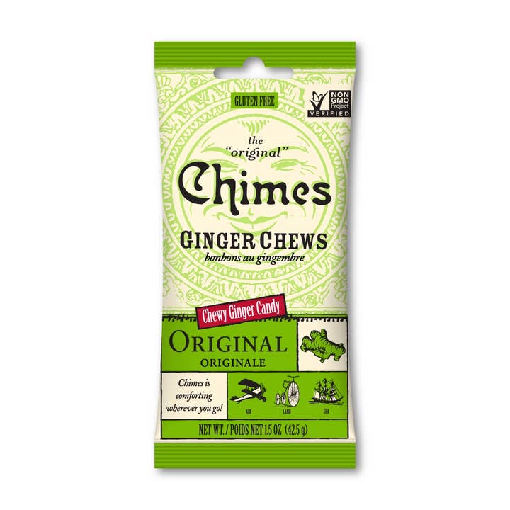 Chimes - Wholesale Hard Candy - Chimes Original Ginger Chews Candy - 1.5 oz Bag