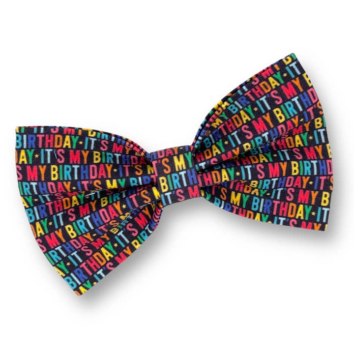 Aloha Ellie & Co. - Wholesale Pet Bow Tie - Dog - Its My Birthday Pet Bow Tie2