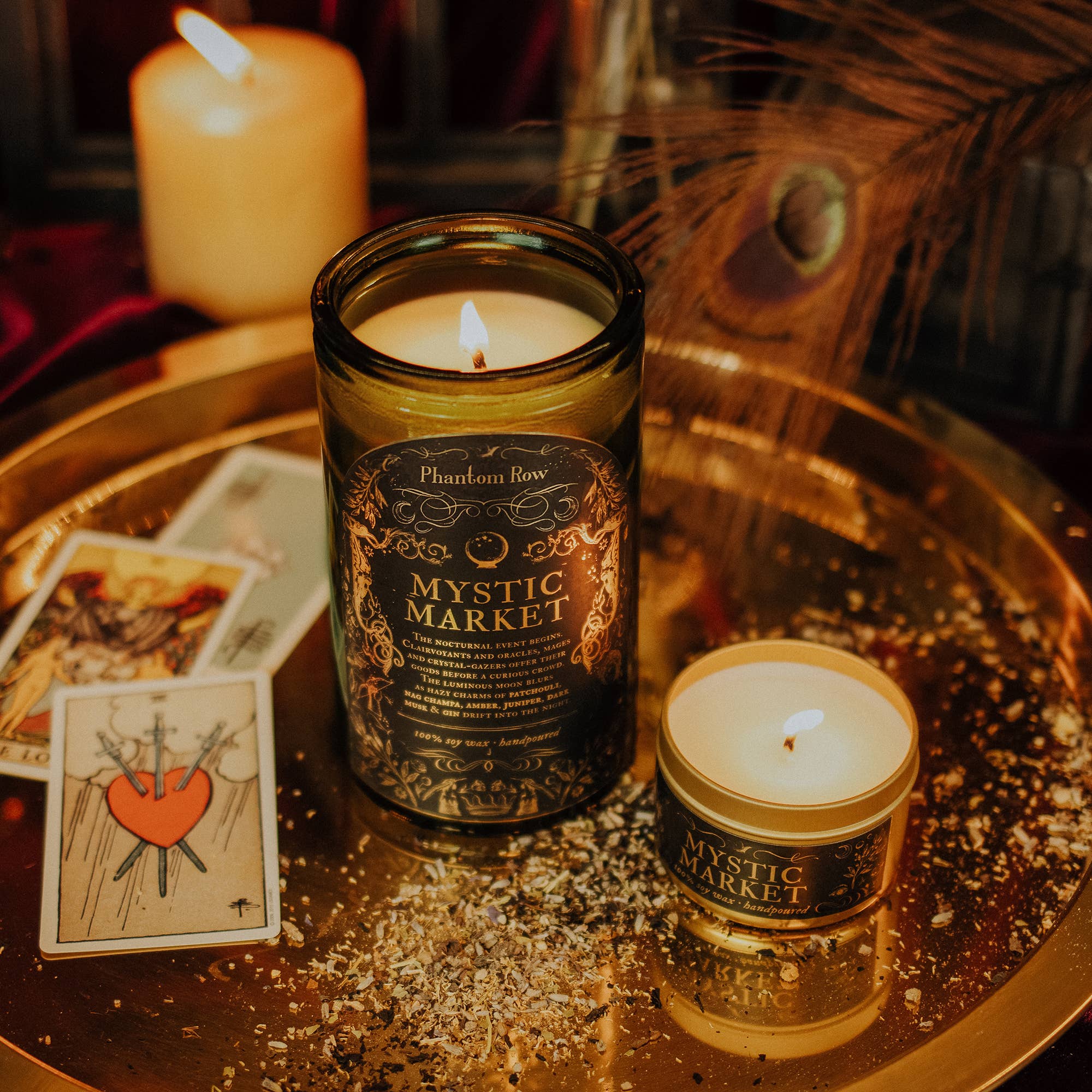 Phantom Row - Wholesale Jar/Filled Candle - Mystic Market | Literary & Gothic-Inspired Jar Candle4