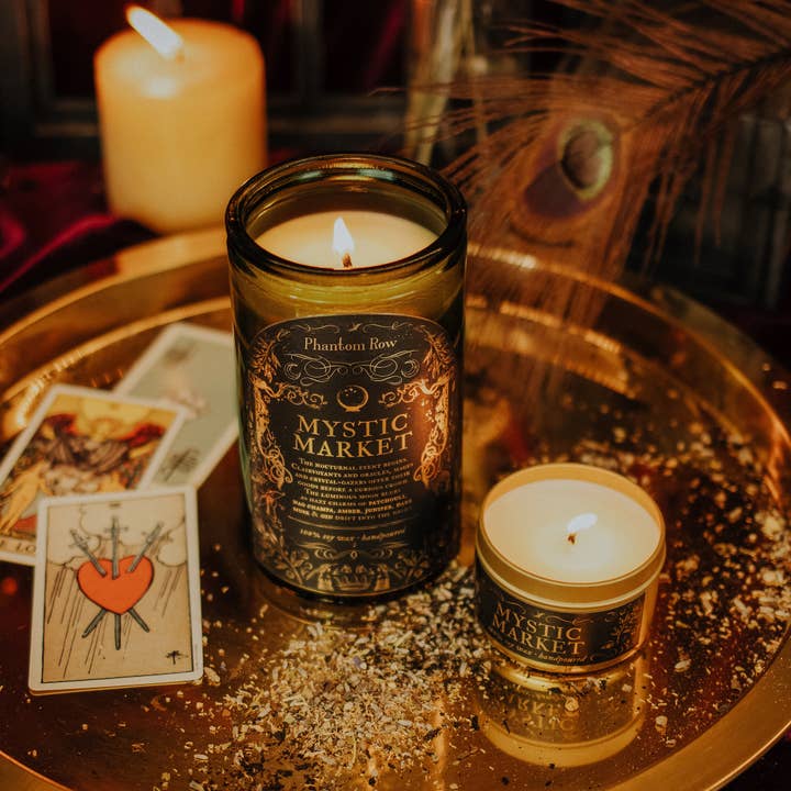 Phantom Row - Wholesale Jar/Filled Candle - Mystic Market | Literary & Gothic-Inspired Jar Candle4