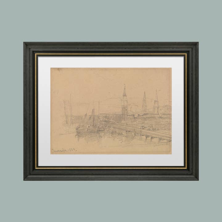 Sea to Skye - Wholesale Art Print - Inverness, Scotland 19th Century Antique Art Print4