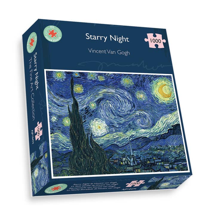 Starry Night by Vincent van Gogh Jigsaw Puzzle for wholesale by All Jigsaw Puzzles