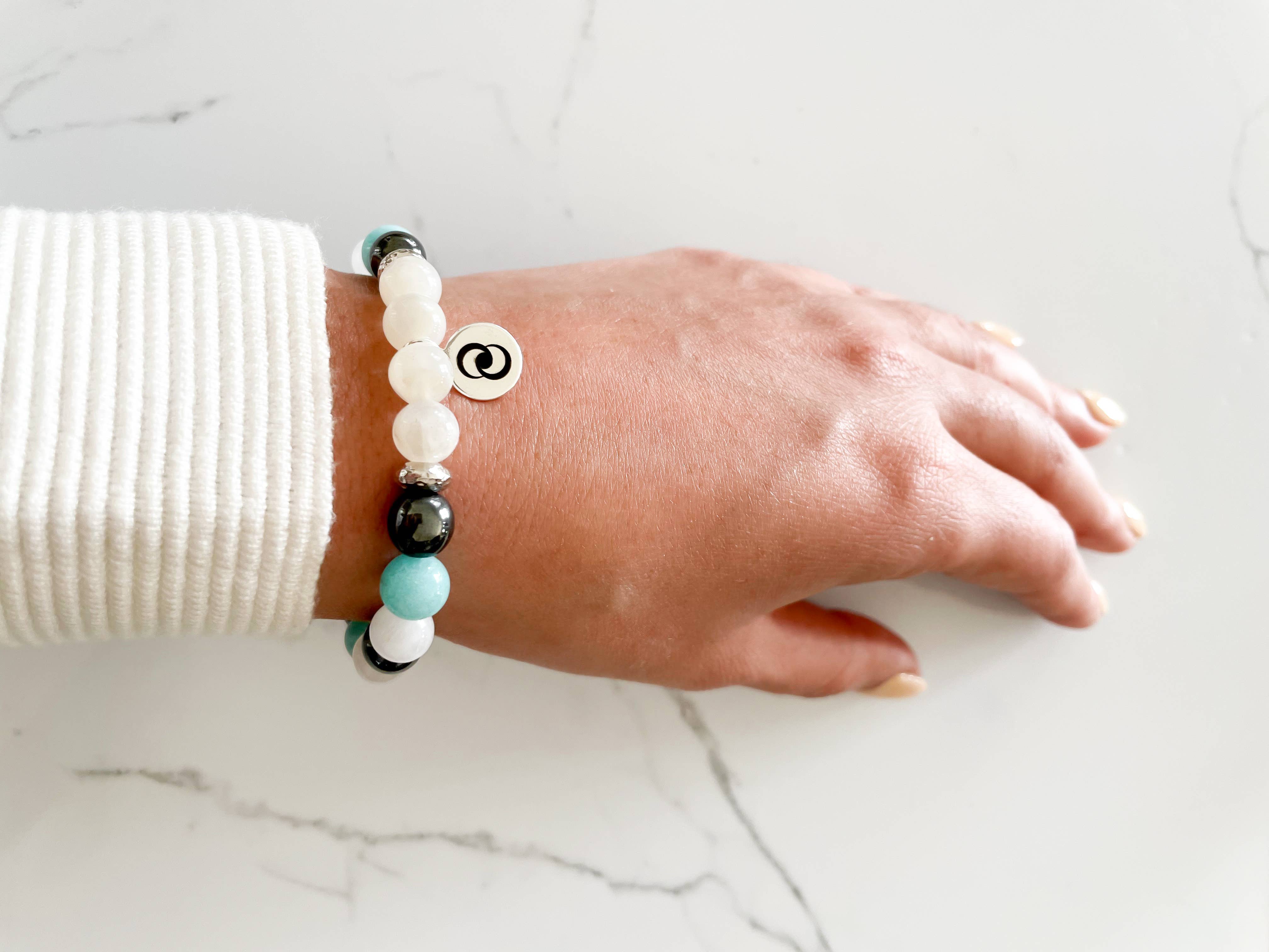 everlur - Vente Bracelet de perles - Bracelet en pierre précieuse Energy Cleanse | Bracelet en cristal de guérison5