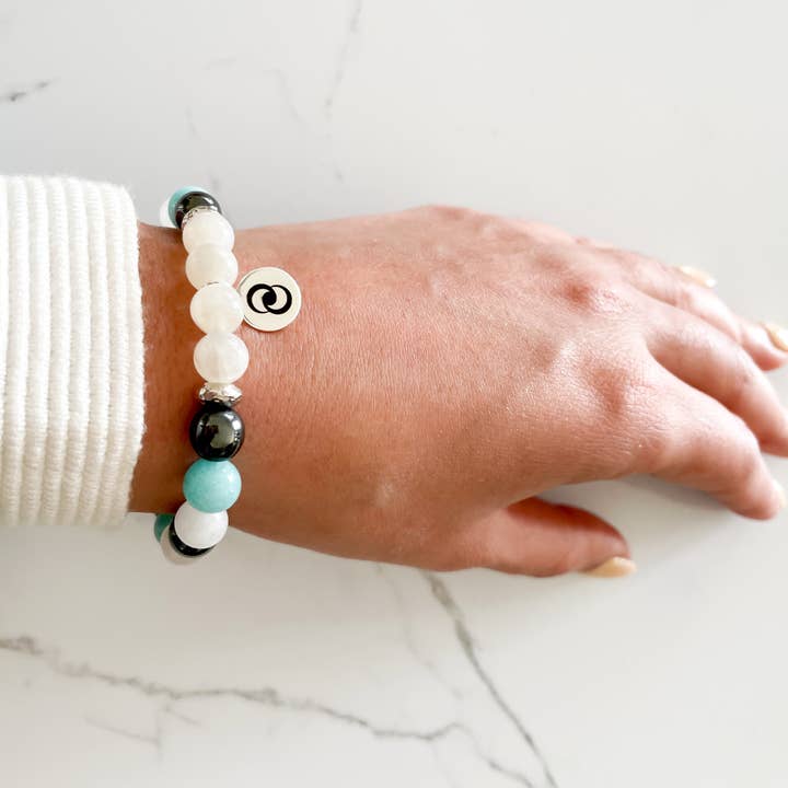 everlur - Vente Bracelet de perles - Bracelet en pierre précieuse Energy Cleanse | Bracelet en cristal de guérison5