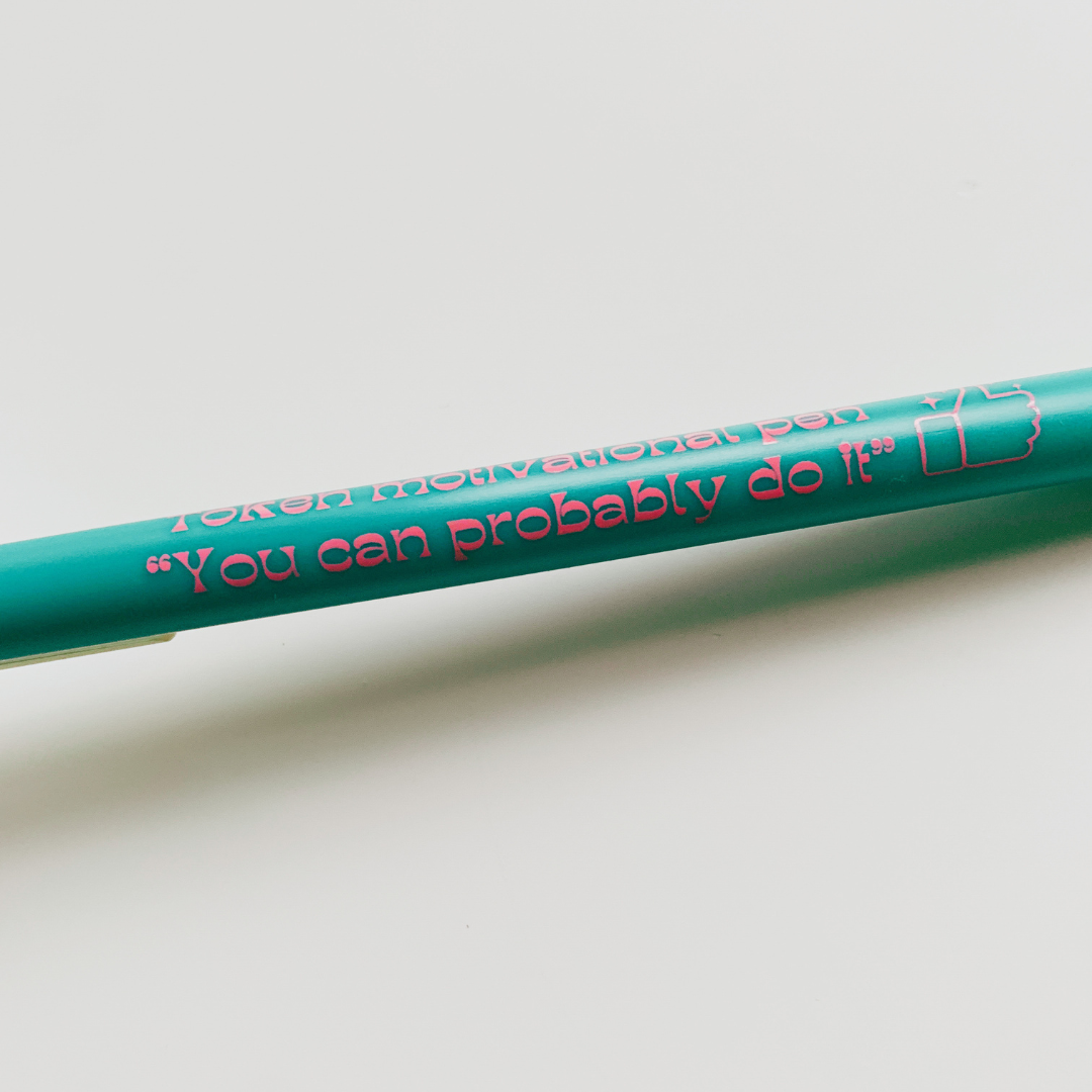 GetBullish - Wholesale Pen - Token Motivational Pen: You Can Probably Do It Ballpoint Pen3
