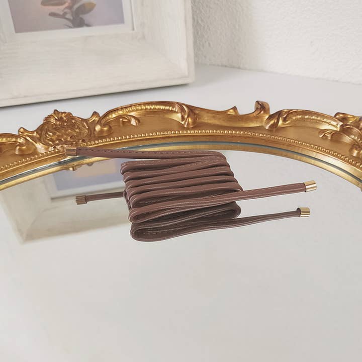 LadyJuneAccessories - Wholesale Hair tie - Leather Aluminum Wire Hair Wrap Ties,Ponytail Holders,Hair3