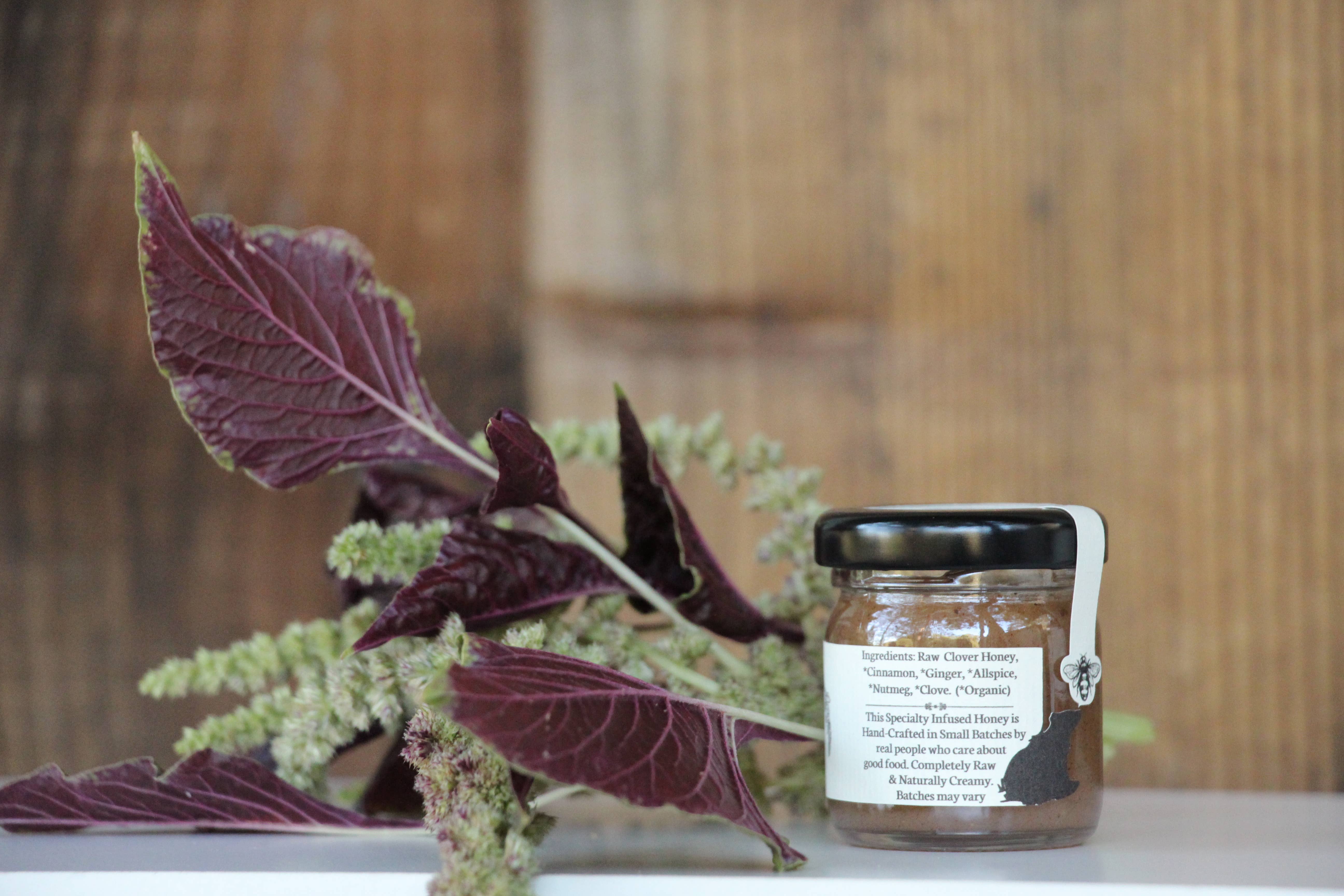 Blue Sage Honey Co. - Vente Miel - Miel cru infusé aux épices de citrouille, Halloween, Thanksgiving1