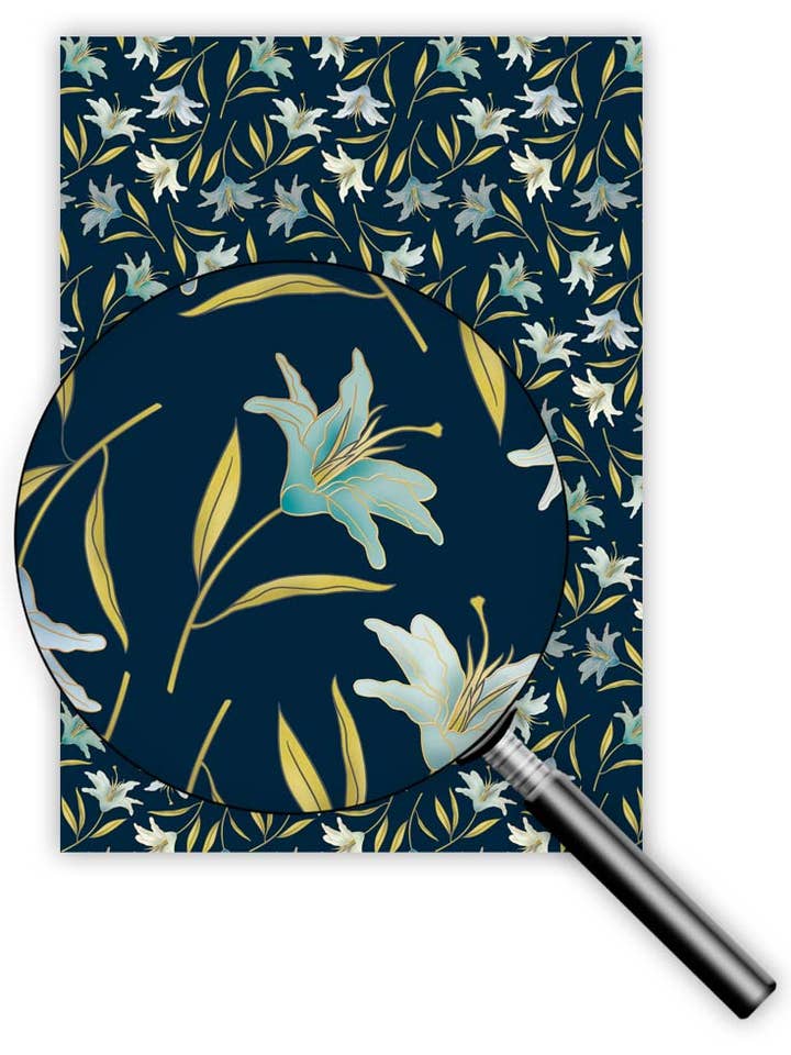 Lilies, papel de regalo, 8256 para venta al por mayor de Acte tre US/UK