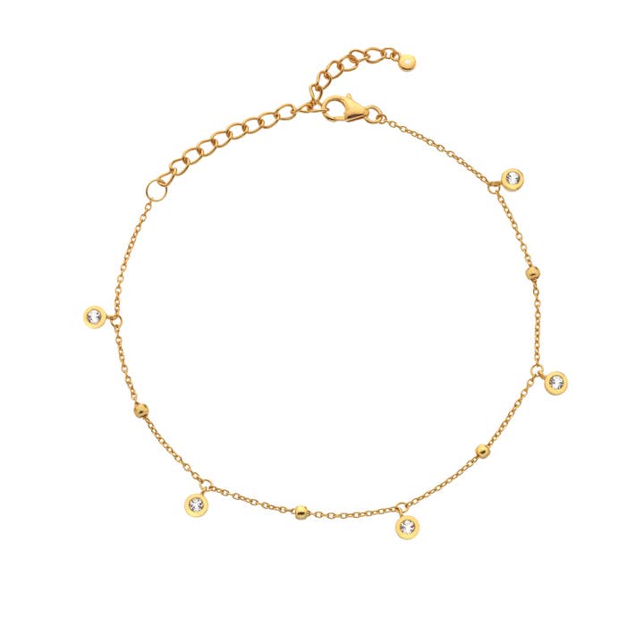 HDXGEM Droplet Armbånd - Hvid Topas for engroshandel hos Hot Diamonds