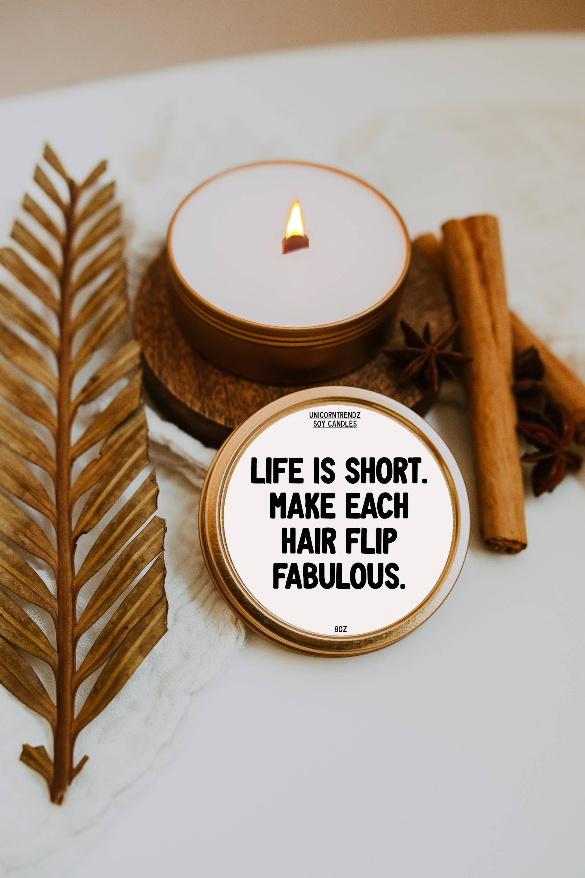 Unicorntrendz - Wholesale Travel Candles - Funny Candles, Soy Candles, Cute Gifts, Hair Salon Gifts