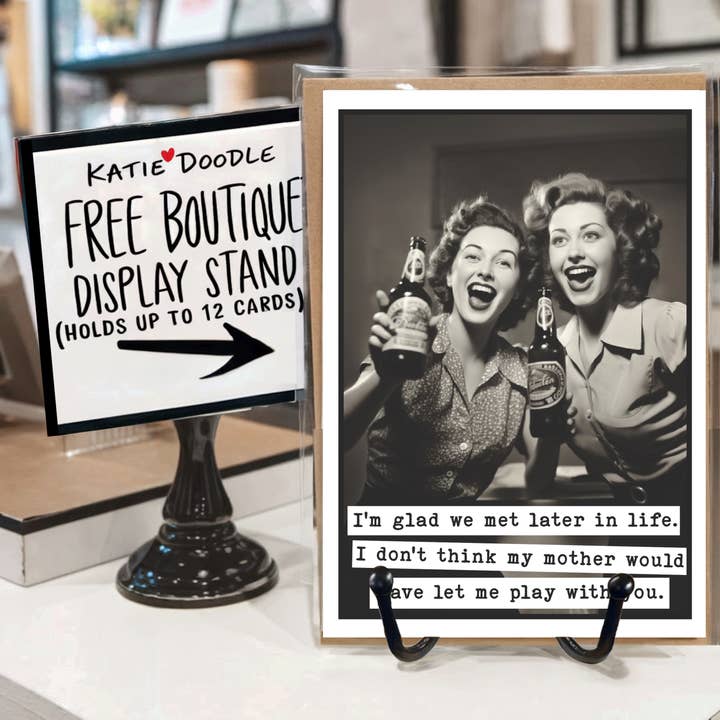 Katie Doodle | Boutique Greeting Cards & Birthday Gifts - Venta al por mayor Tarjetas de felicitación - Tarjetas divertidas, tarjetas de cumpleaños únicas, (a granel), para mujeres y bebidas