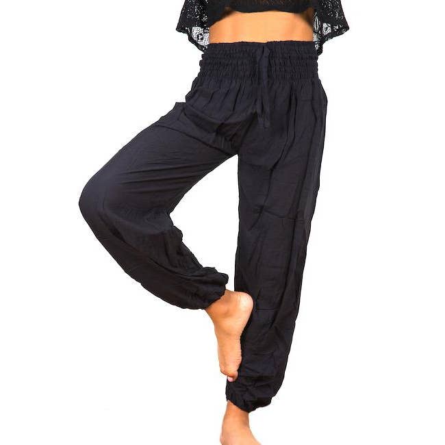 Suzie Blue Canada - Wholesale Pants - Women's - Simple Black Bali Pants1