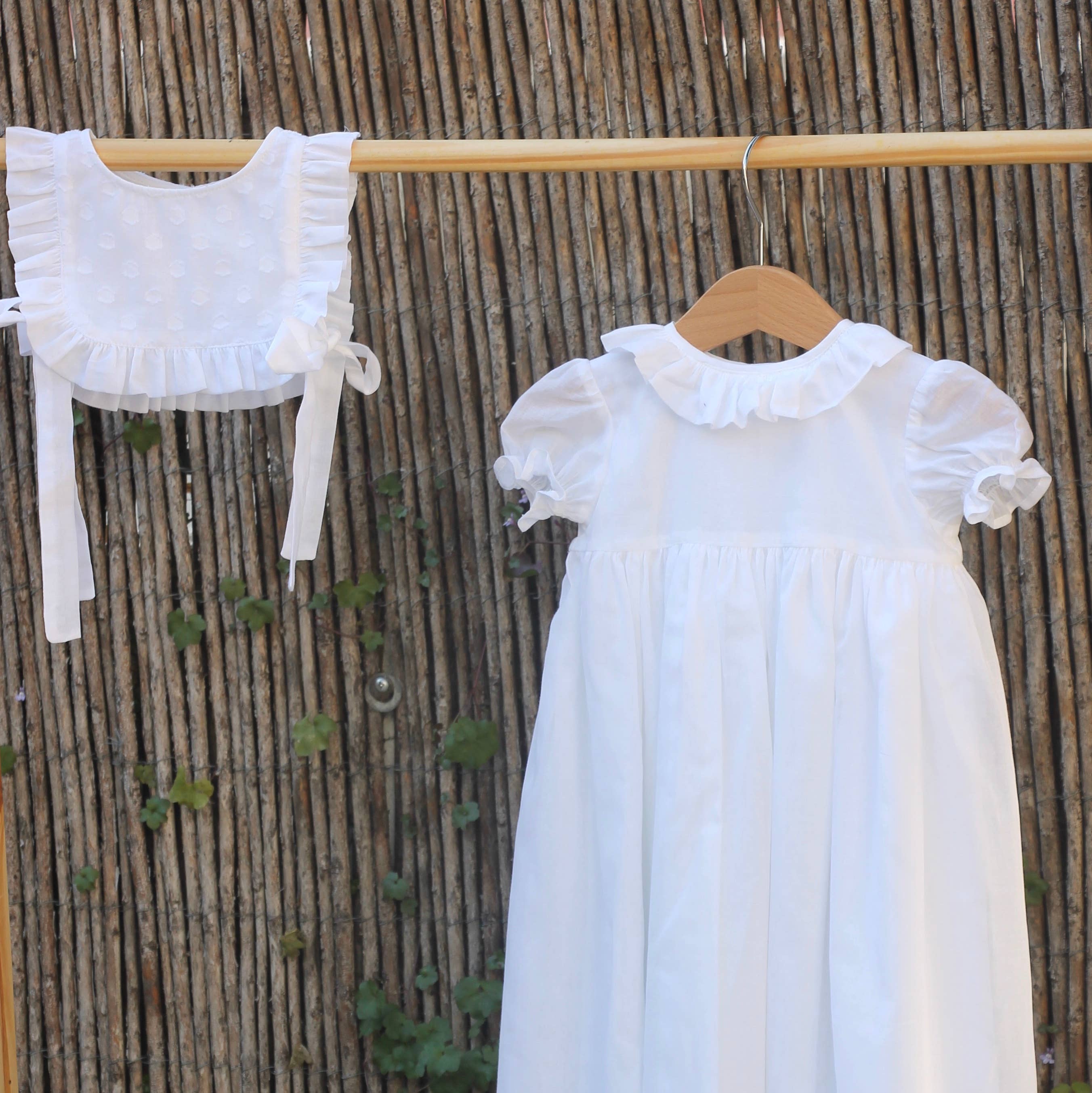 Nós e Tranças - Wholesale Dress - Baby - Vestido Batizado Comprido De Voile3